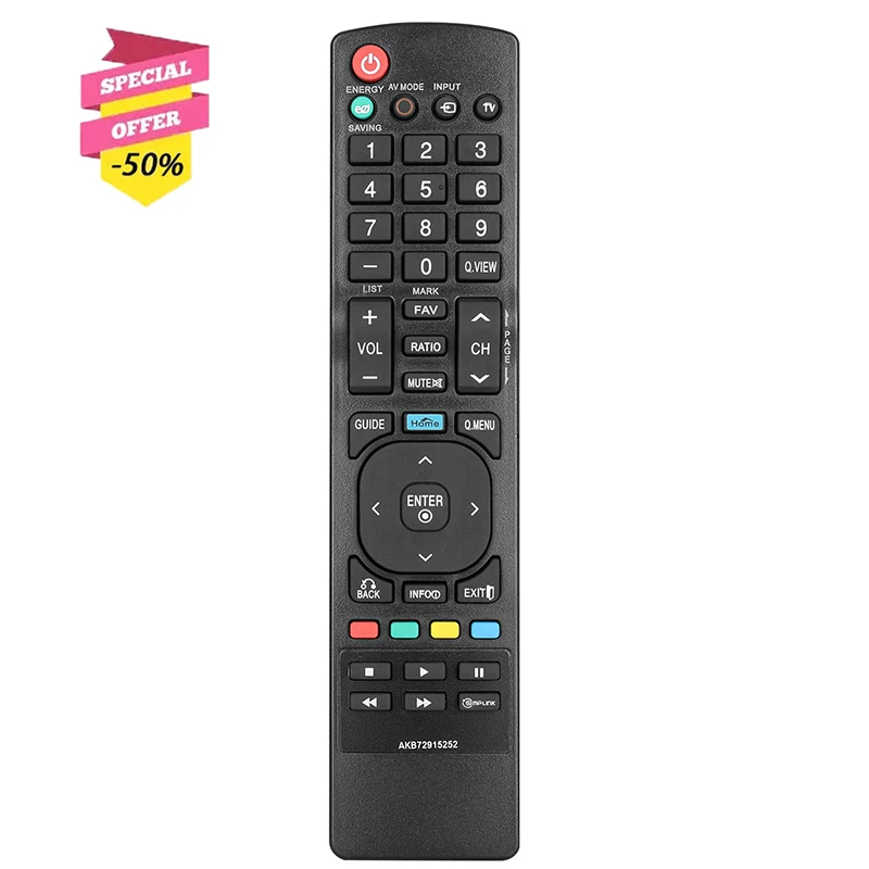 

AKB72915252 Remote Control For LG TV 32LK530 42LK530 47LK530 55LK530 32LC452C 37LC452C 42LD452C 47LC452C