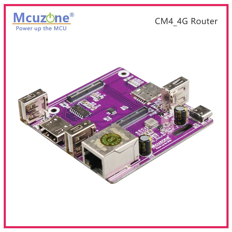C4S 4G Router, based on Raspberry Pi CM4 module, Openwrt Soft Router Ubuntu Wifi