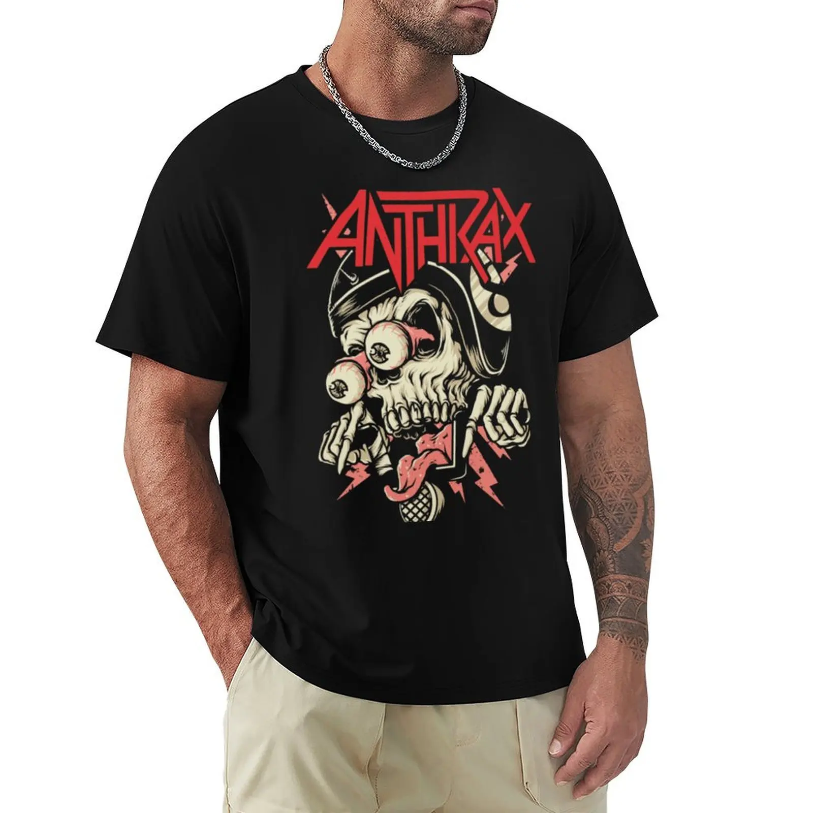 

ANTHRAX BAND T-Shirt shirts graphic Anime t-shirt quick-drying mens shirts graphic tee