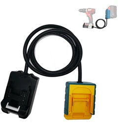 EU plug Battery Extension Cord Tool Suitable for Makita For Bosch For Milwaukee For DeWalt 18v lithium Batteries and tools