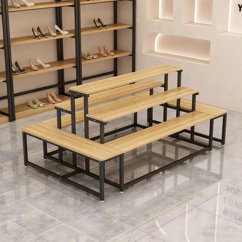 HYS Shoe Store Nakajima Display Stand Shopping Mall Bag Display Rack Shoe Rack Flowing Water Platform Flower Shop