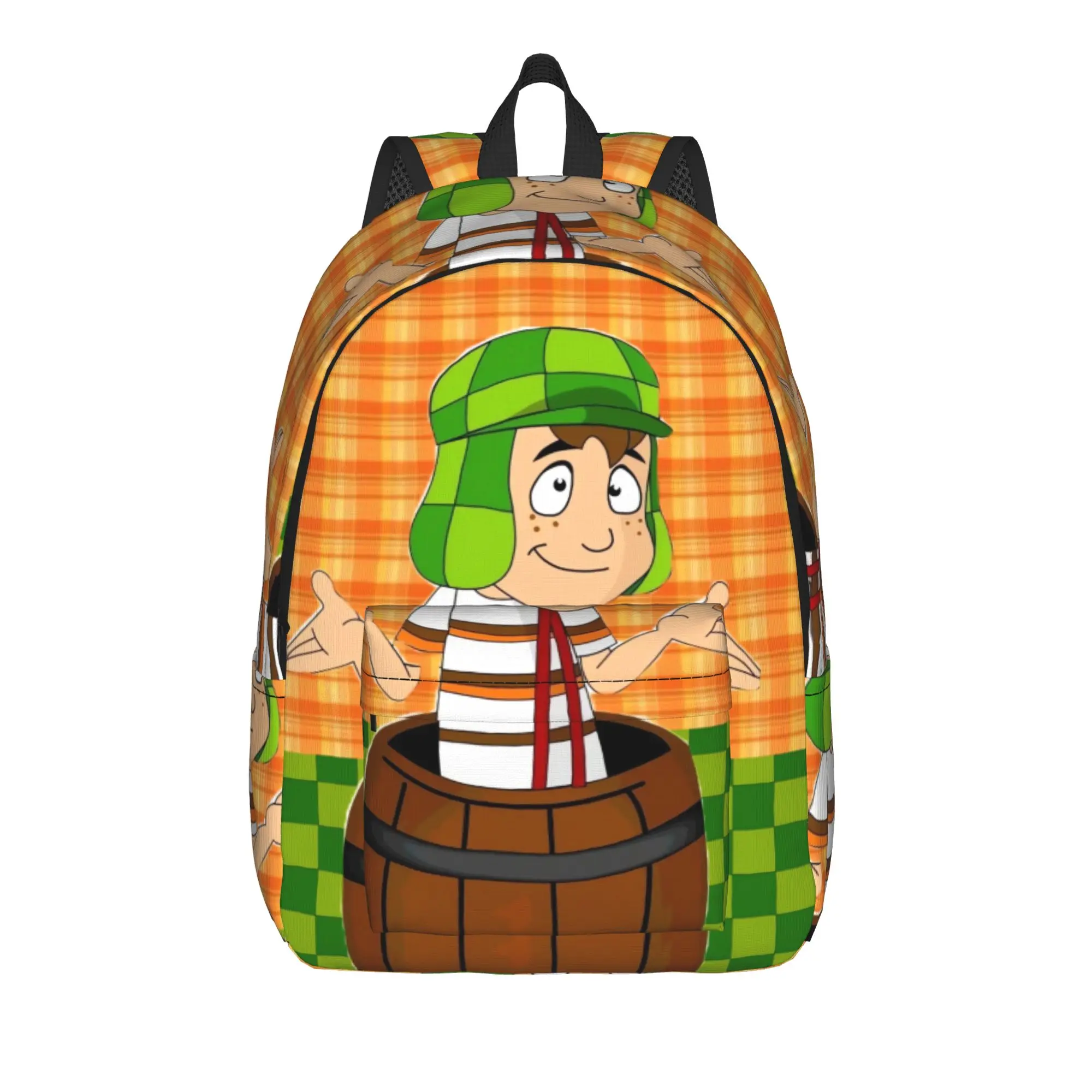 El Chavo del Ocho Backpack Boy  Pattern Backpacks Polyester Kawaii High School Bags Travel High Quality Rucksack