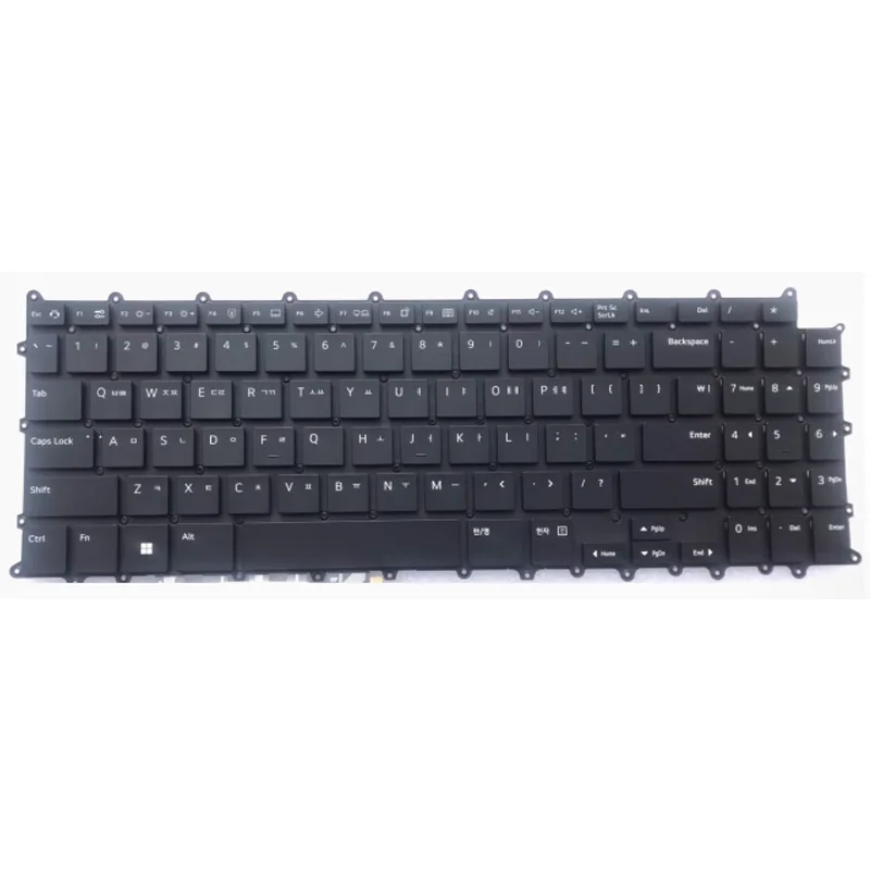 Suitable for LG 15Z90Q new 2021 laptop keyboard backlight black and white, Korean, English universal