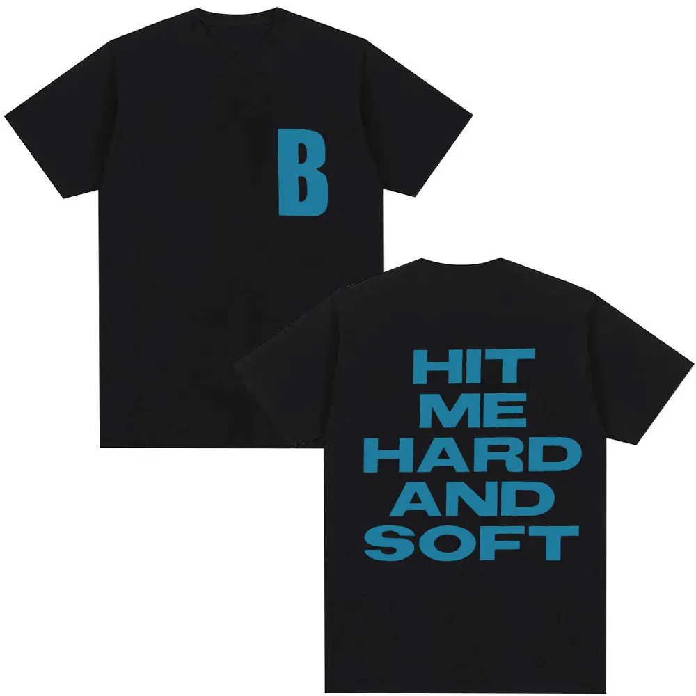 

Hit Me Dur Et Doux Tour 2025 Imprint T-shirt Men's and Women's Hip-hop Pop Pure Cotton T-shirt