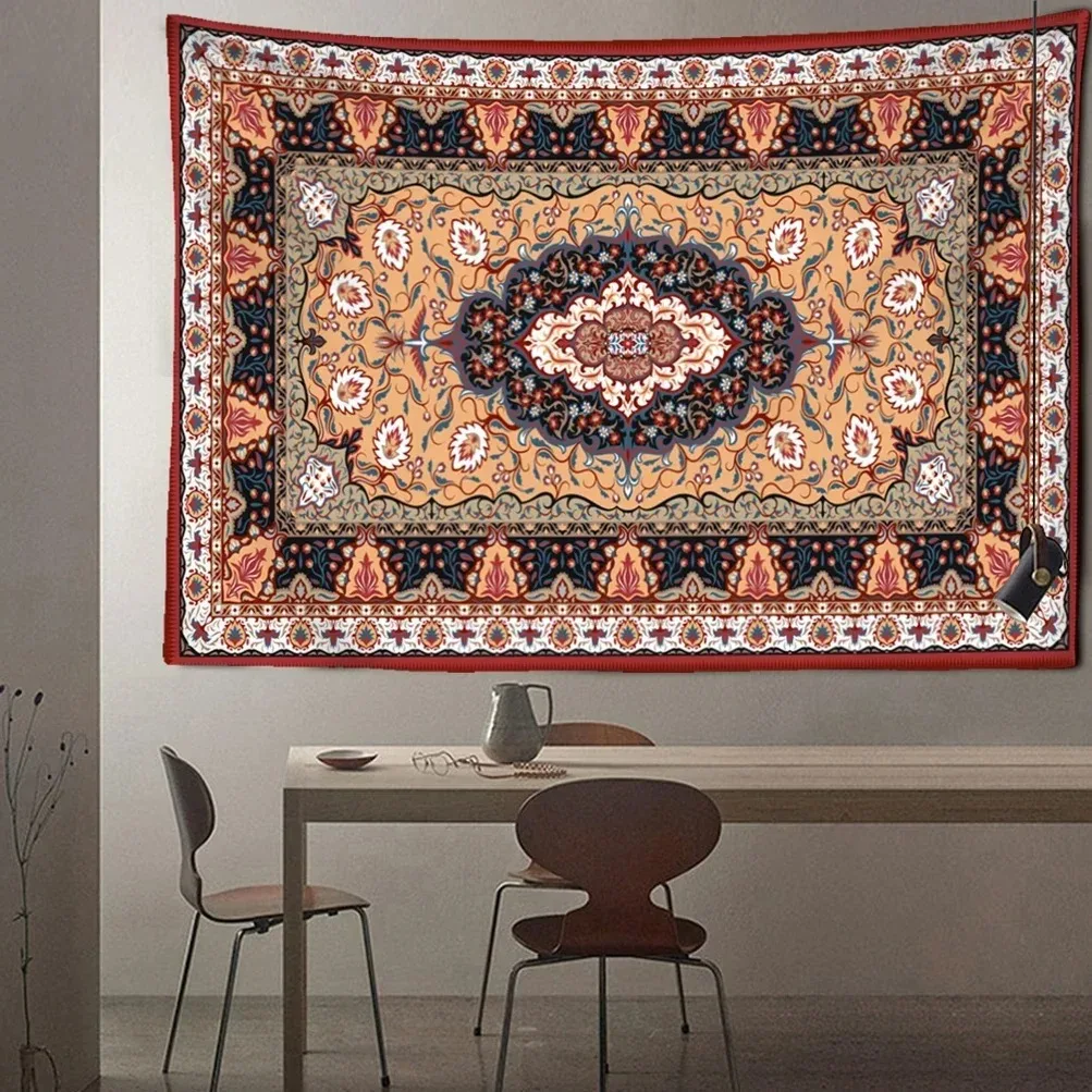 Bohemian Style Hippie Tapizzie Art Aesthetic Living Room Home Decor Vintage Illustration Tapestry Wall Hanging - view 5