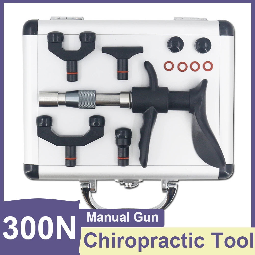 

Chiropractic Adjusting Tool Portable Home Use Manal Gun Therapy Spinal Correction 300N For Adjustable Intensity Body Massage