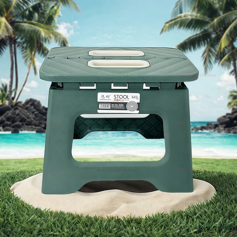 التخييم في الهواء الطلق حديقة التخييم للأطفال والكبار استخدام كرسي مقعد قابل للطي خطوة البراز كرسي محمول مقعد للمنزل الحمام المطبخ