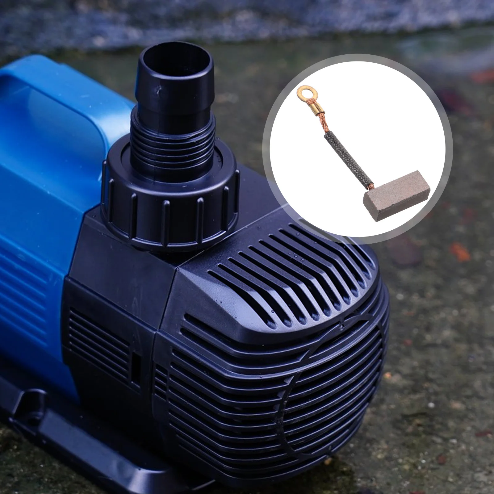 

10Pcs Pump Motor Carbon Brush Premium Electric Motor Replacement Part Extended Lifespan Reliable Performance for Dc Generators