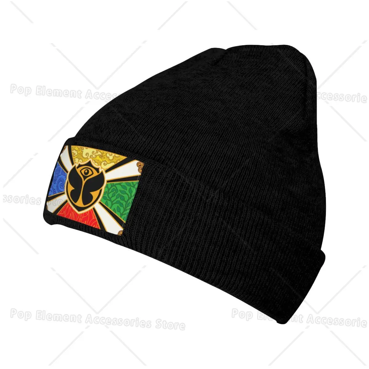 Tomorrowland Flag Beanie Cap Unisex Winter Warm Bonnet Homme Knitted Hat Fashion Outdoor Ski Skullies Beanies Hats For Men Women