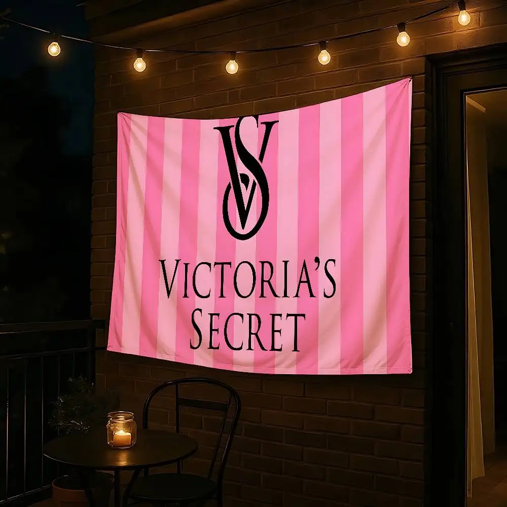 Pink S-SECRETs-r Flags Home Decor Tapestries Banners Background Decorations Children's Banners Holiday Decorations Backdrops #4