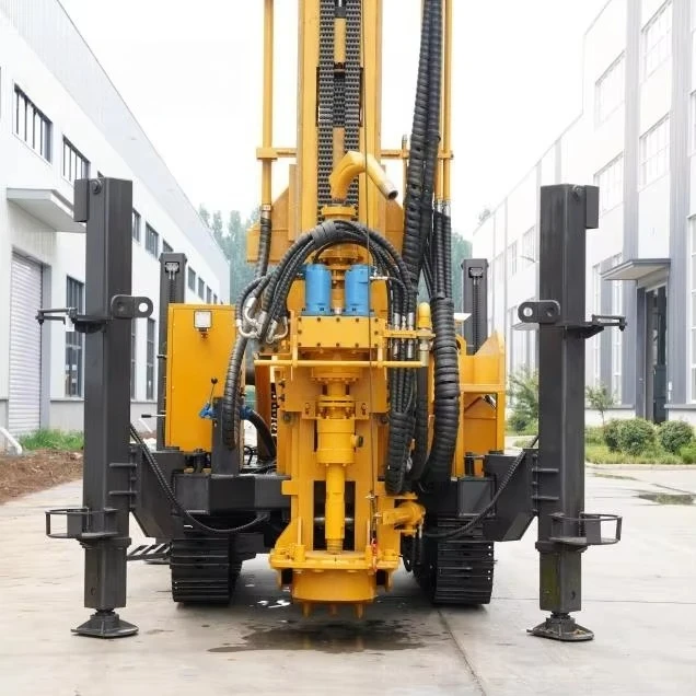 1300m Depth Crawler Drills Optimized for Water Wells & Mining Experience Hydraulic Efficiency