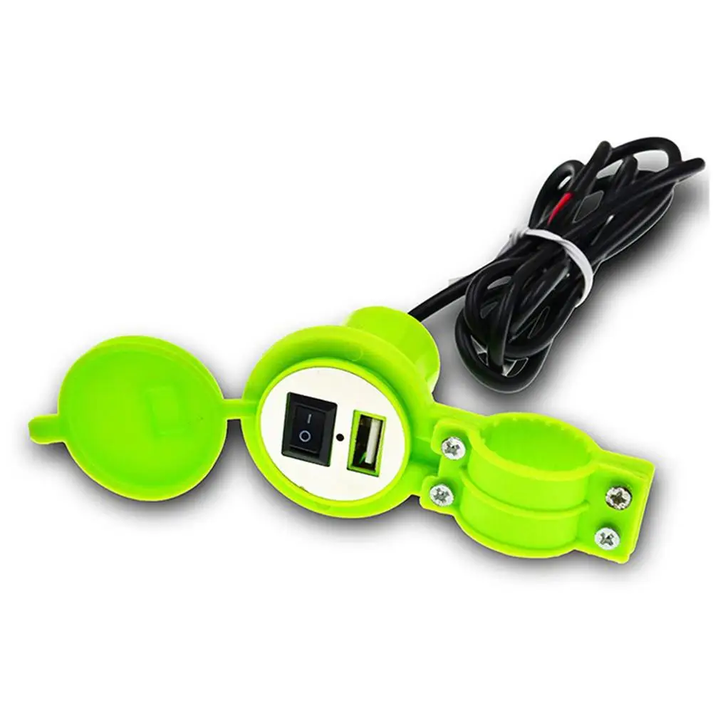 

Cargador manillar motocicleta de 12V, adaptador de USB a prueba agua, toma corriente para , carga