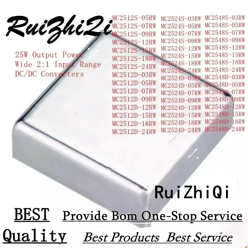 10PCS/LOT MC2524S MC2524S- MC2524D MC2524D- 03RW 05RW 07RW 09RW 12RW 15RW 18RW 24RW 3/5/7/9/12/15/18/24V 25W 2:1 DC/DC POWER