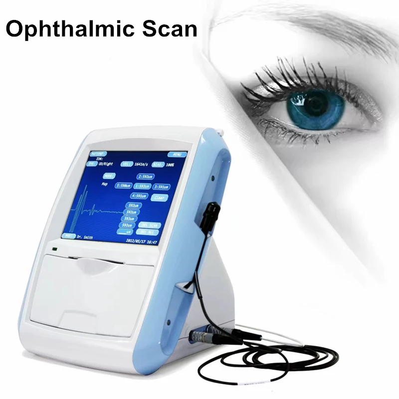 10Mhz 20Mhz Ophthalmic Ultrasound Eyes Scan Biometer Pachymeter A P Scanner