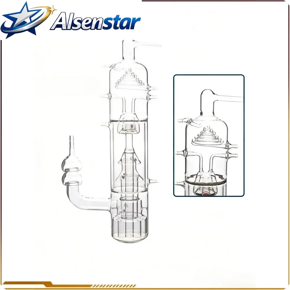 High Vacuum Diffusion Pump Three-stage/Four-stage Oil Diffusion Pump Laboratory Glassware Borosilicate Glass
