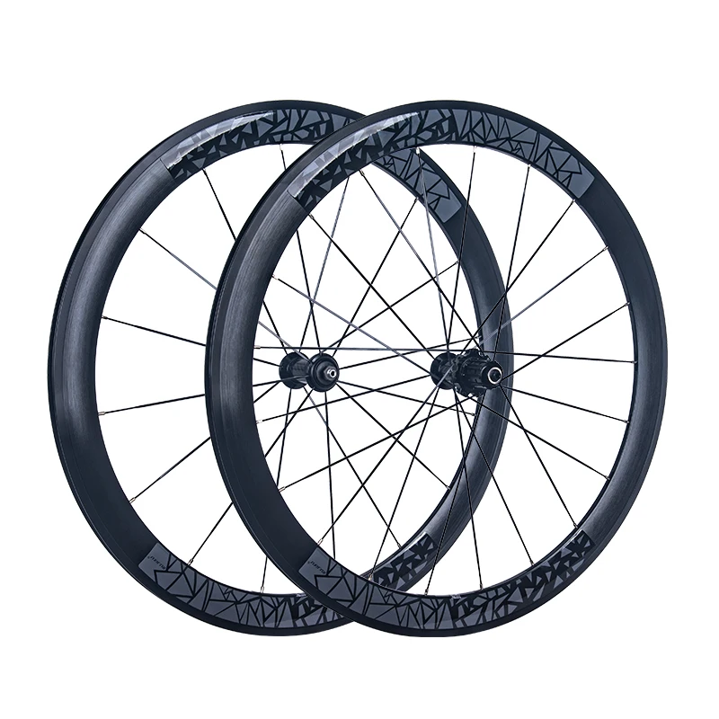 Neuer 700C 30/40/50mm Rennrad-Laufradsatz aus Aluminium mit Clincher-Felge, V-Bremse, Scheibenbremse, Steckachse und Center-Lock-Naben – Detail 29