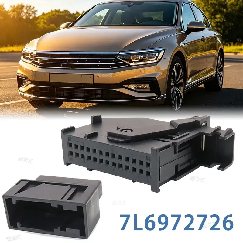 7L6972726 Auto Navigation Instrument Controller Headlight 1 Set 26 Pin AFS Module Connector AC Assembly Car Wire Socket For VW