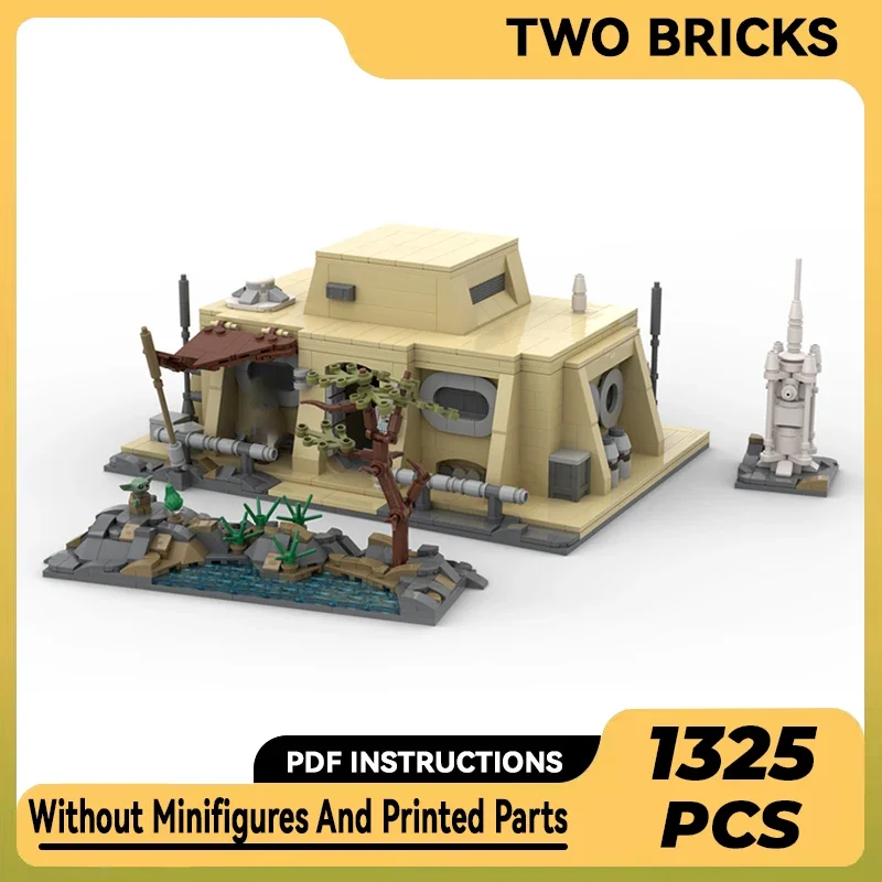 Star Movie Model Moc Building Bricks Cabin Outside Desert City Technology Modular Blocks Gifts Christmas Toys DIY Sets Assembly