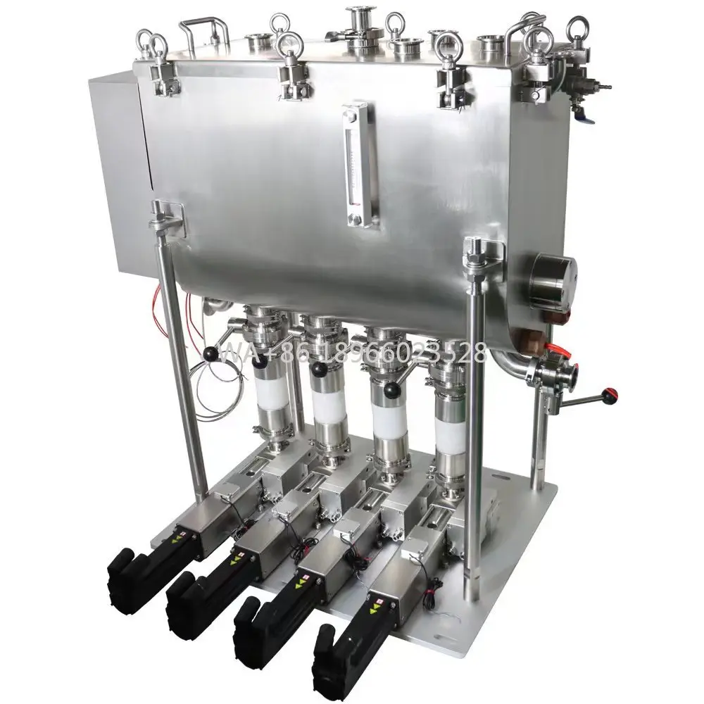 

Servo Rotary Valve Piston Pump Structure for Wastewater TreatmentFour-Head Heated Hopper Paste Honey Ceramic Filling System