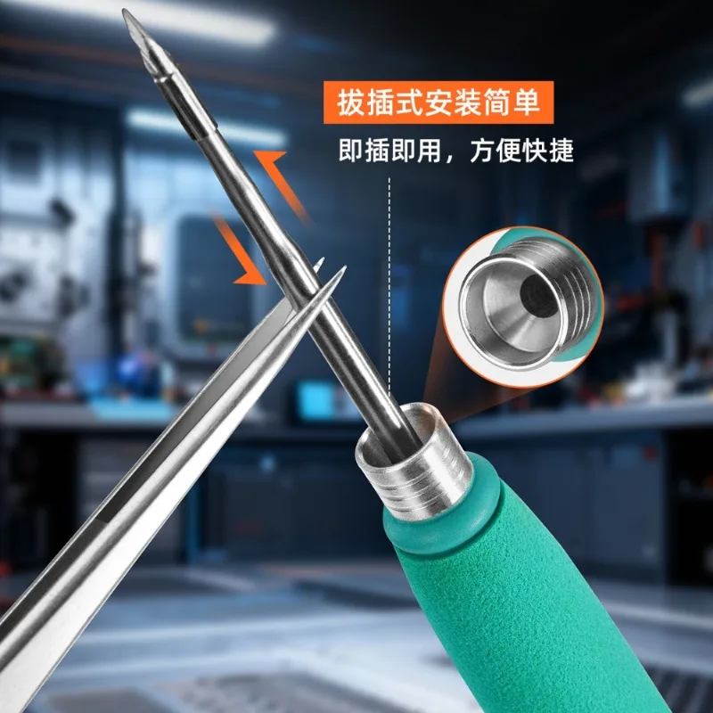 QIANLI T245 T210 T470 Soldering Iron Handle Plug-In Heater for JBC Soldering Station Phone PCB Repair Accessories
