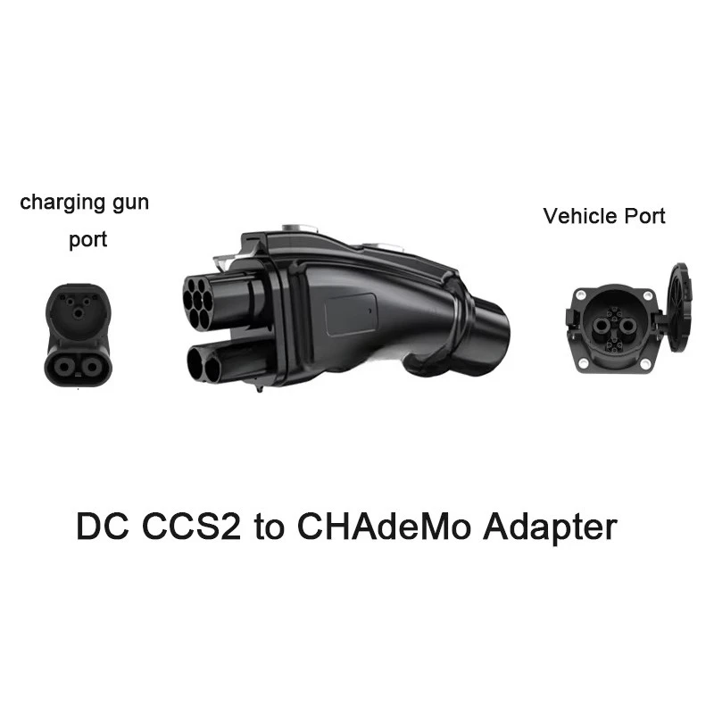 EVSE DC Charging CCS2 to CHAdeMO Adapter EV Connector 250A DC Fast Charger Adapter CCS1 to CCS2 Charging Converter
