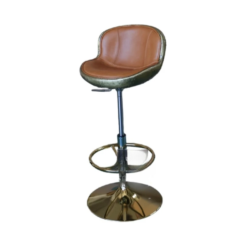 European and American retro industrial style rotating bar chair can lift bar chair