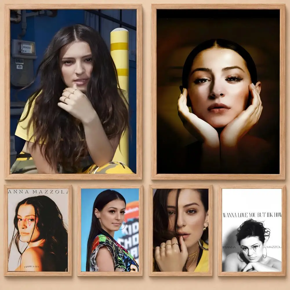 Póster de celebridades B-Brianna Mazzo, arte de pared moderno, póster impreso, decoración de habitación con póster vintage para sala de estar y dormitorio