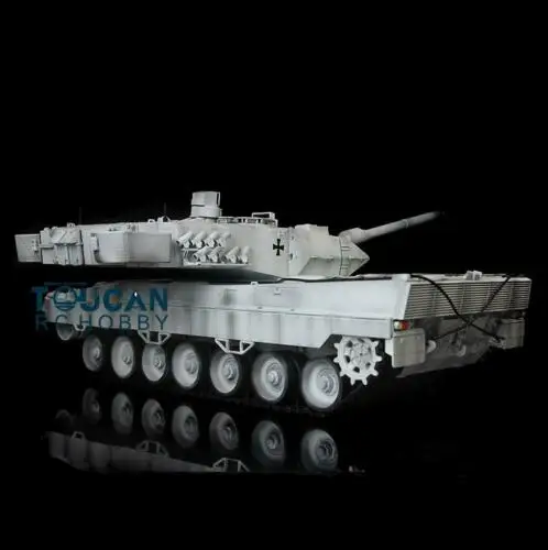 1/16 2.4G HENG LONG 7.0 Plastic Leopard2A6 Military RC Tank Barrel Recoil 3889 Remote Control Car TH17620-SMT4