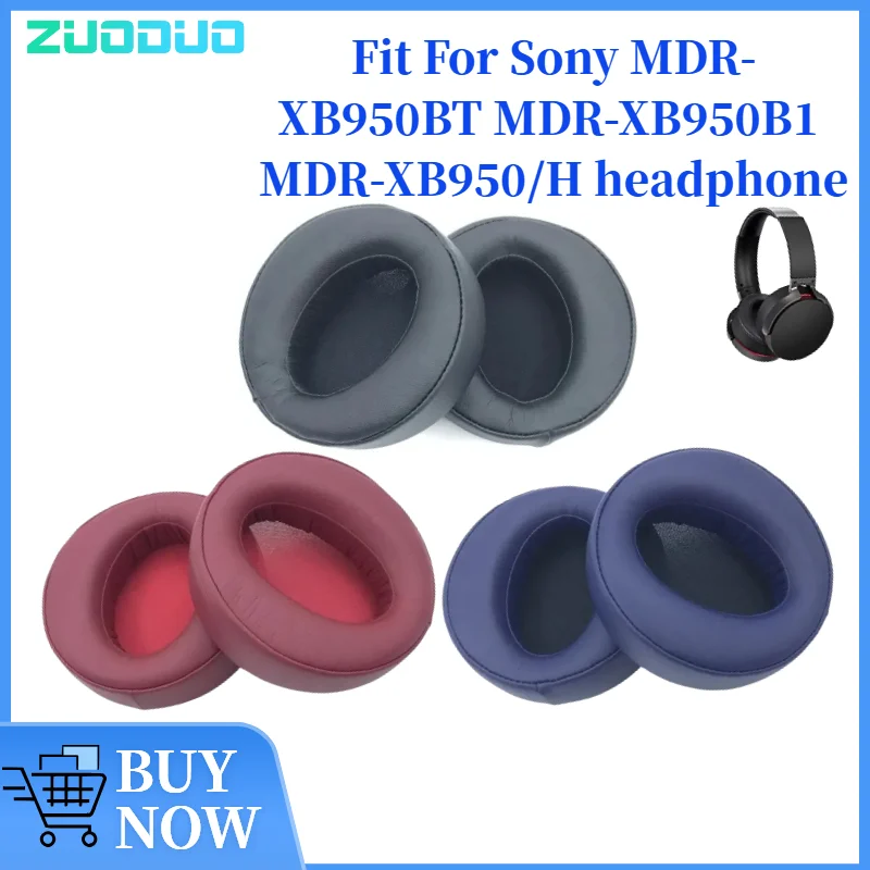 

ZUODUO Earphone Ear Pads For Sony MDR-XB950BT MDR-XB950B1 MDR-XB950/H Earpads Sponge Foam Cushion Accessories