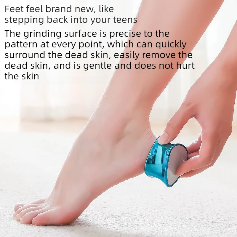 1/2Pc Double-sided Nano Glass Hair Grinder Foot Grinder Dual-effect Dual-purpose Hair Removal Device for Foot Calluses Dead Skin