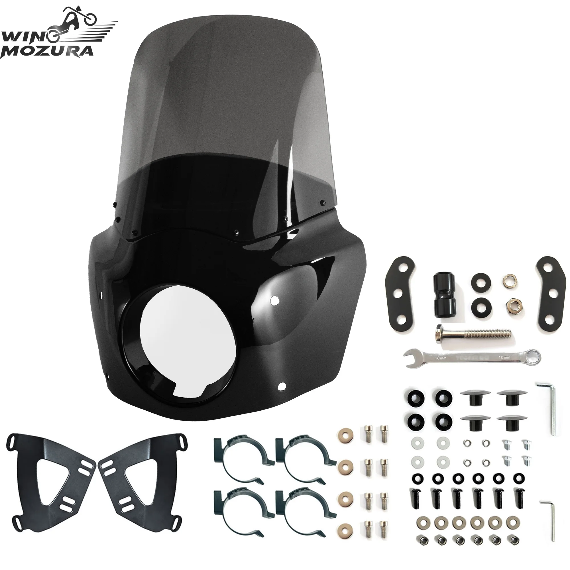 15 "Parabrezza Carenatura Low Rider S Carenatura Deflettore Road Warrior Carenatura Solo Per Harley Softail Low Rider S FXLRS 2020-2024