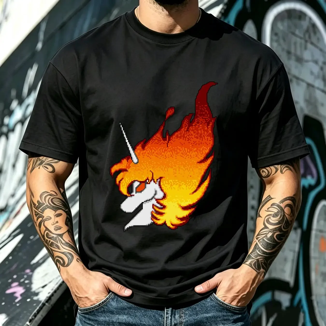 washed T Shirt UN Squadron Area 88 Title Screen long or short sleeves vintage Washed Versatile graphic Breathable fashion