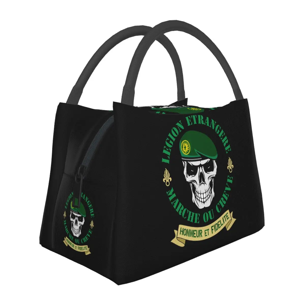 

Legion Etrangere Foreign Insulated Lunch Bag for Women Bento Storage Food Boxes Portable Container Cooler Thermal Lunch Box Tote