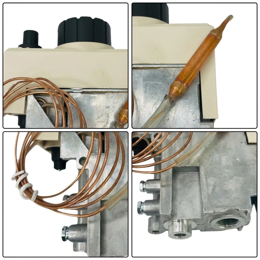 630 Gas Valve Thermostat Valve 40-90°C For Deep Fryer Accessories 40°C To 90°C Temperature Control For Flameout Protection Parts