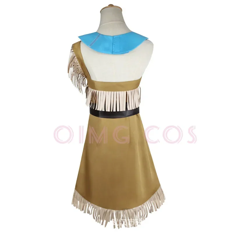 Pocahontas Cosplay Costume Carnival Uniform  Halloween Anime Party Costumes Women Masquerade Game
