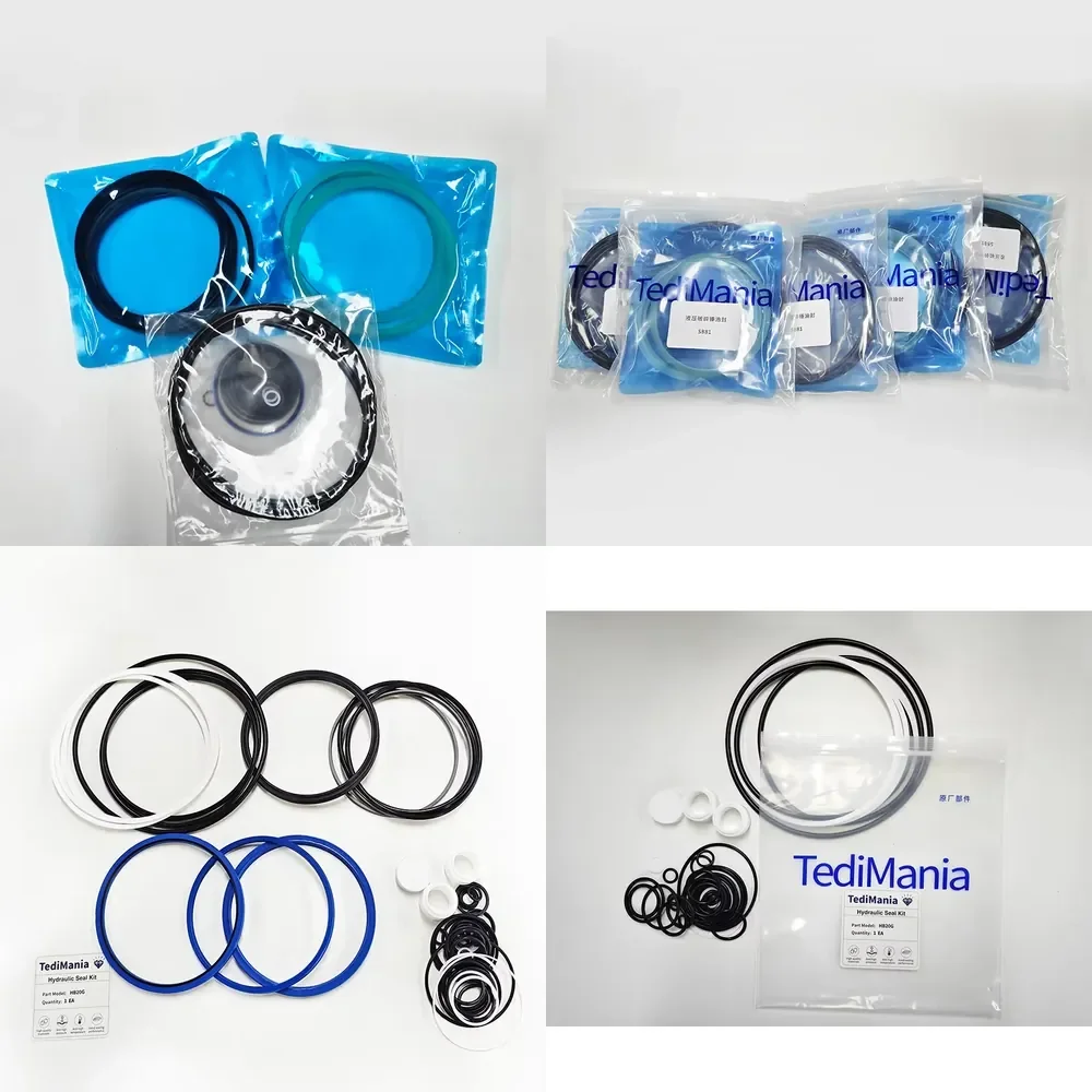 Custom TNB7E TNB10E TNB14E Cylinder Seal Kit Excavator Spare Parts for Hydraulic Stone Breaker Hammer for Construction