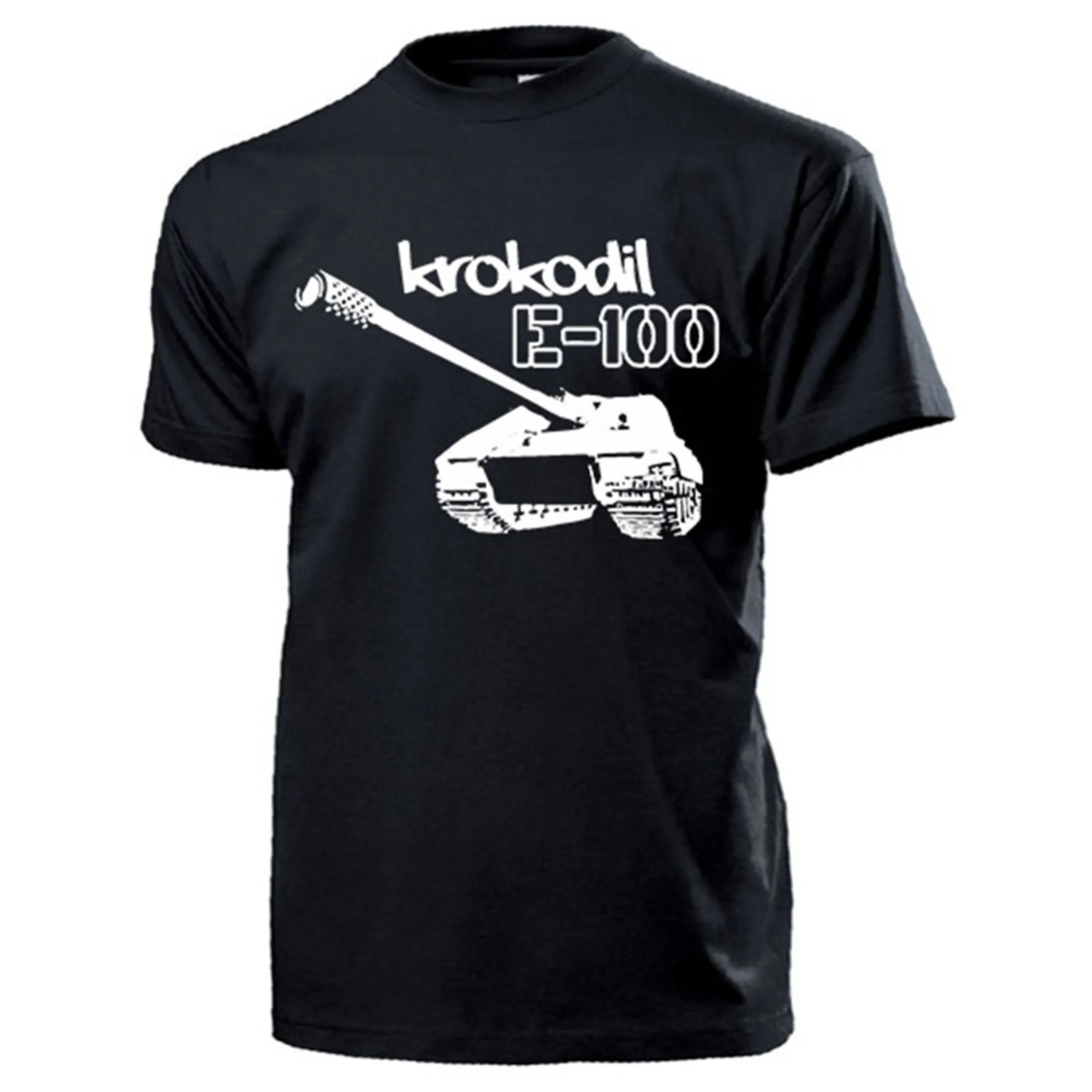

Krokodil E 100 Panzer Wh Prototyp Stug Tank Destroyer T-Shirt. Premium Cotton Short Sleeve O-Neck Mens T Shirt New