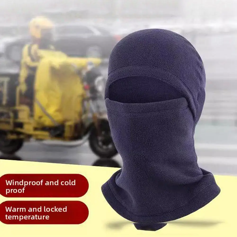 Winter Warm Cycling Cap Hiking Scarf Balaclava Velvet Windproof Men Bicycle Motorcycle Balaclava Bike Face Cover Women Ski Hat