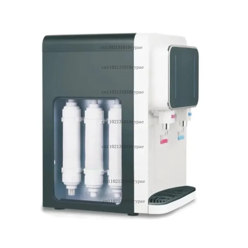 Household Countertops Small Household Purified Water Filters Mini Water Penetration Distributors with Hot and Cold Faucets