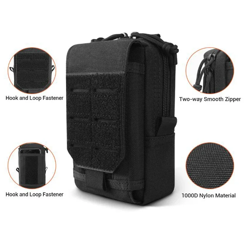 

Compact Gadget Gear Bag Military Accessory Bag Waist Pack For Vest Backpack Tactical Molle Pouch Utility EDC Tool Pouch