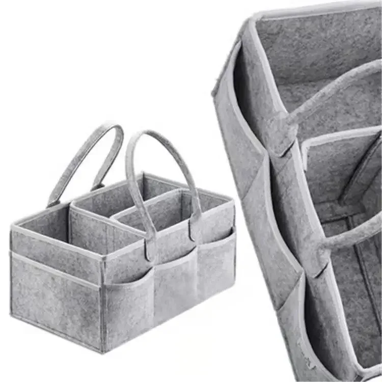 Organizer Portable Holder Bag Baby Diaper Caddy for Changing Table and Car Nursery Essentials Storage Bins 38*23*18cm