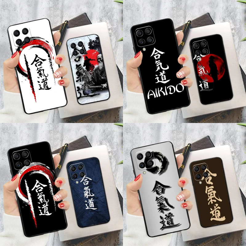 Aikido Japanese Martial Case For Samsung Galaxy M15 M55 M13 M23 M33 M53 M31 M51 M14 M34 M54 M20 M30s M12 M32 M52