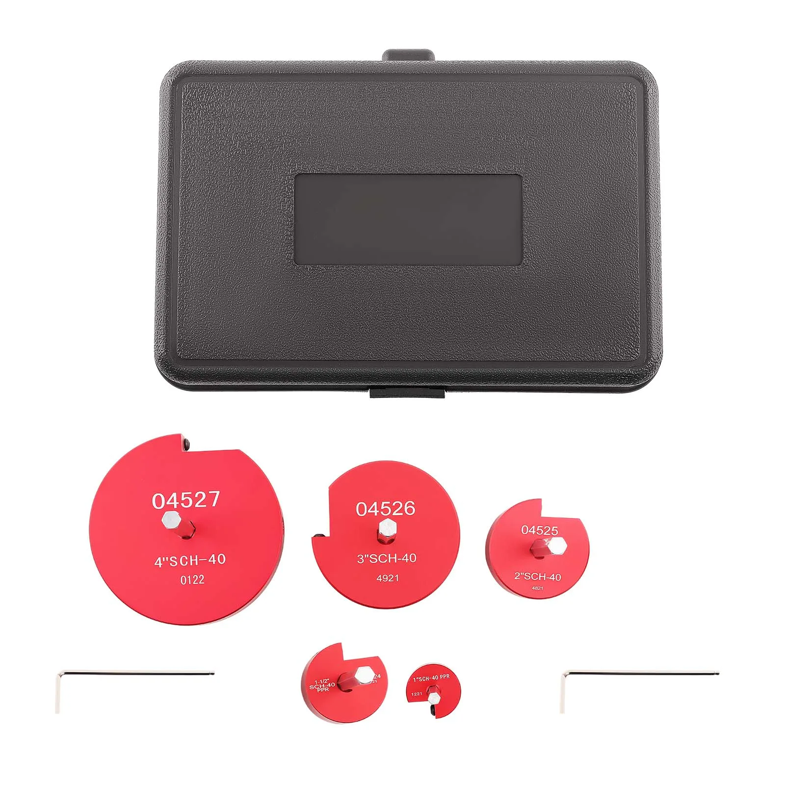 

5* PVC Pipe Reamer Kit PVC Fitting Plastic ABS Socket Saver for 1/2" Drills