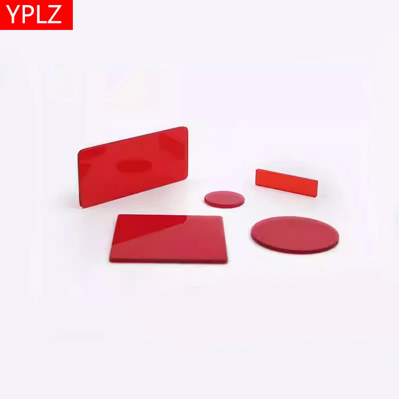 Optical Red Filter Long Wave Pass Filter 600nm Red Long Wave Pass High Transmittance Short Wave Cut off Filter