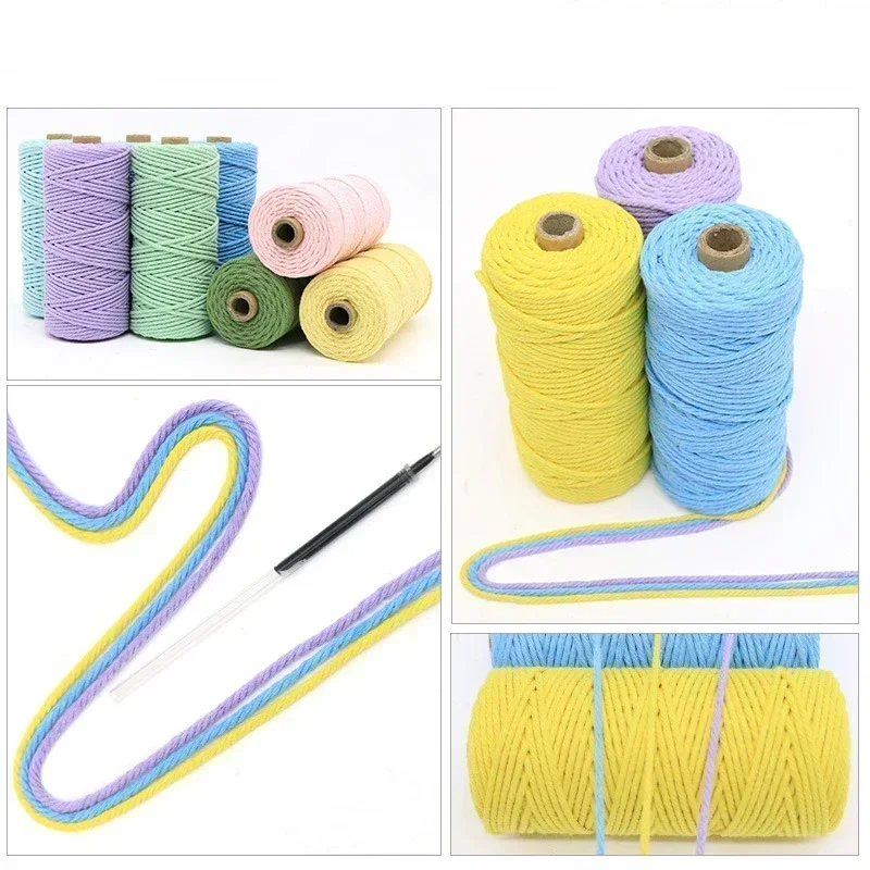 2025 New 100m/Roll Natural Raffia Straw Yarn For Knitting Crocheting Paper Threads DIY Handmade Summer Sunhat Beach Bag Material