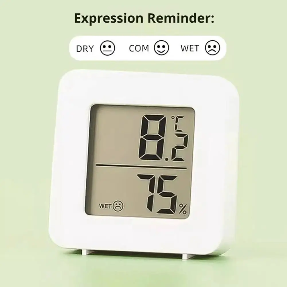 LCD Digital Thermometer Hygrometer Indoor Room Electronic Temperature Humidity Meter Sensor Gauge Weather Station Home ﻿