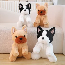 Cute Simulation French Bulldog Doll Animal Stuffed Puppy Plush Pillow Toy Mascot Shadow Dog Lovely Gift For Children