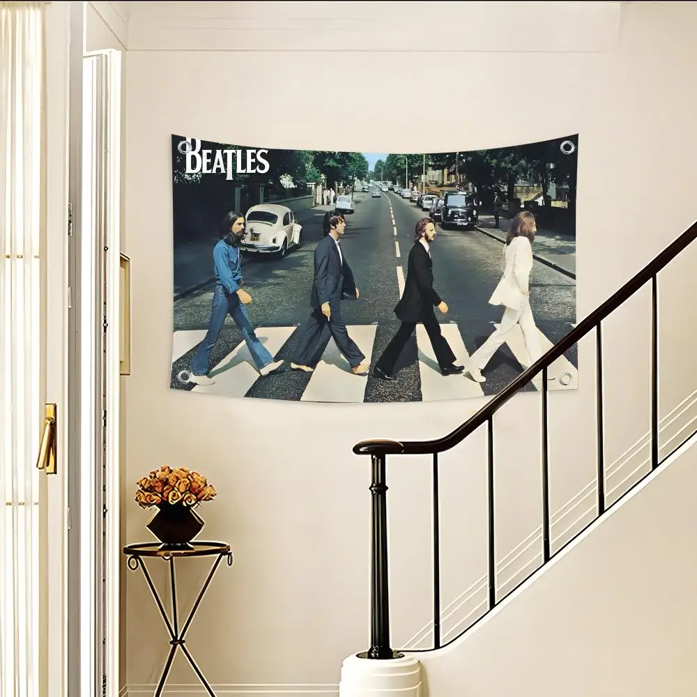 Classic The band B-beatles heyjude Flags  Camping Outdoor Garden room Decor  Wall Art Family Gifts