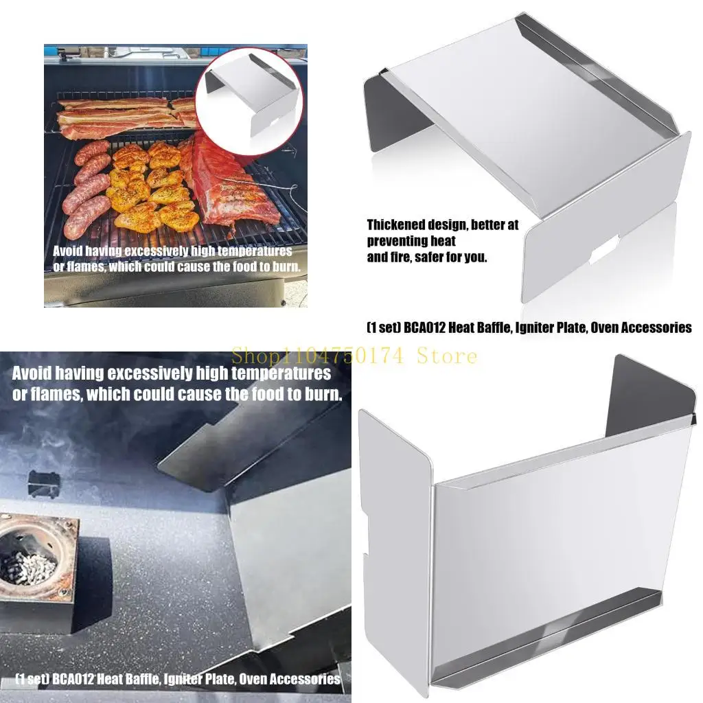 

Замена перегородки сверхмощного стального теплоотражателя для пеллетных грилей обеспечивает равномерное распределение тепла.