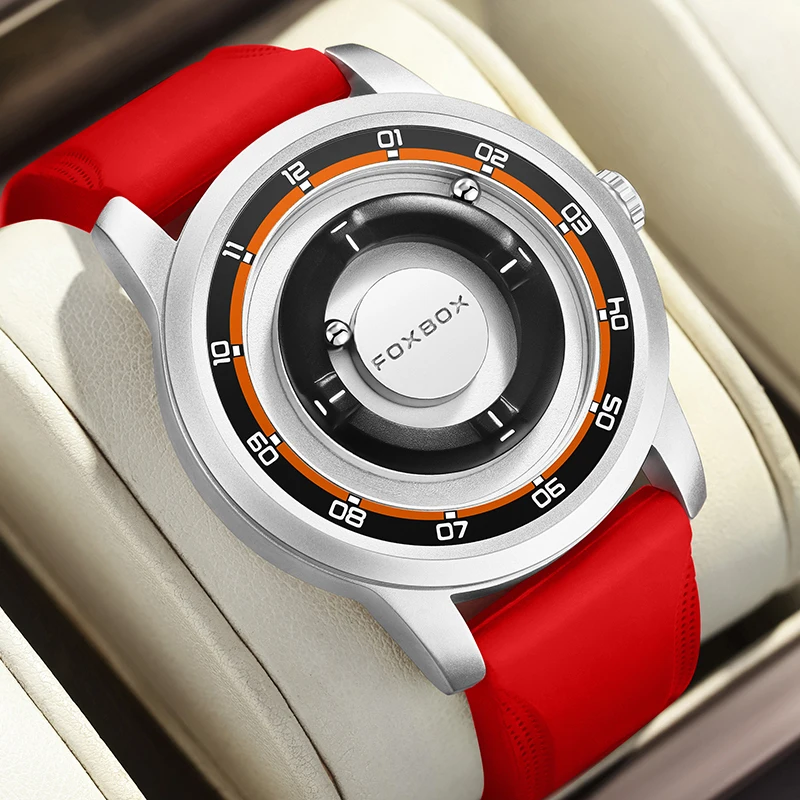 Men's Fashion Quartz Watch with Magnetic Force Quartz